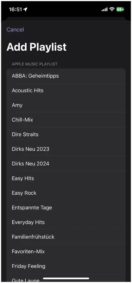 Add playlist to station